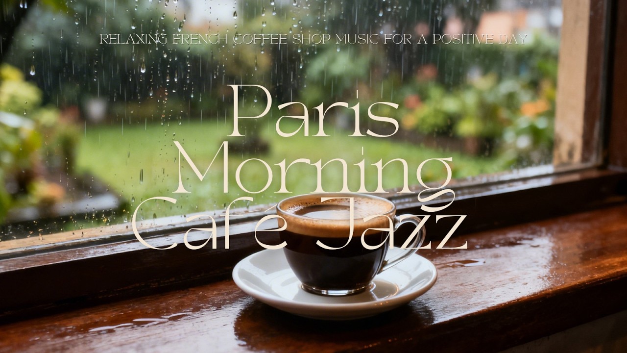 Paris Morning Café Jazz ☕ | Relaxing French Coffee Shop Music for a Positive Day