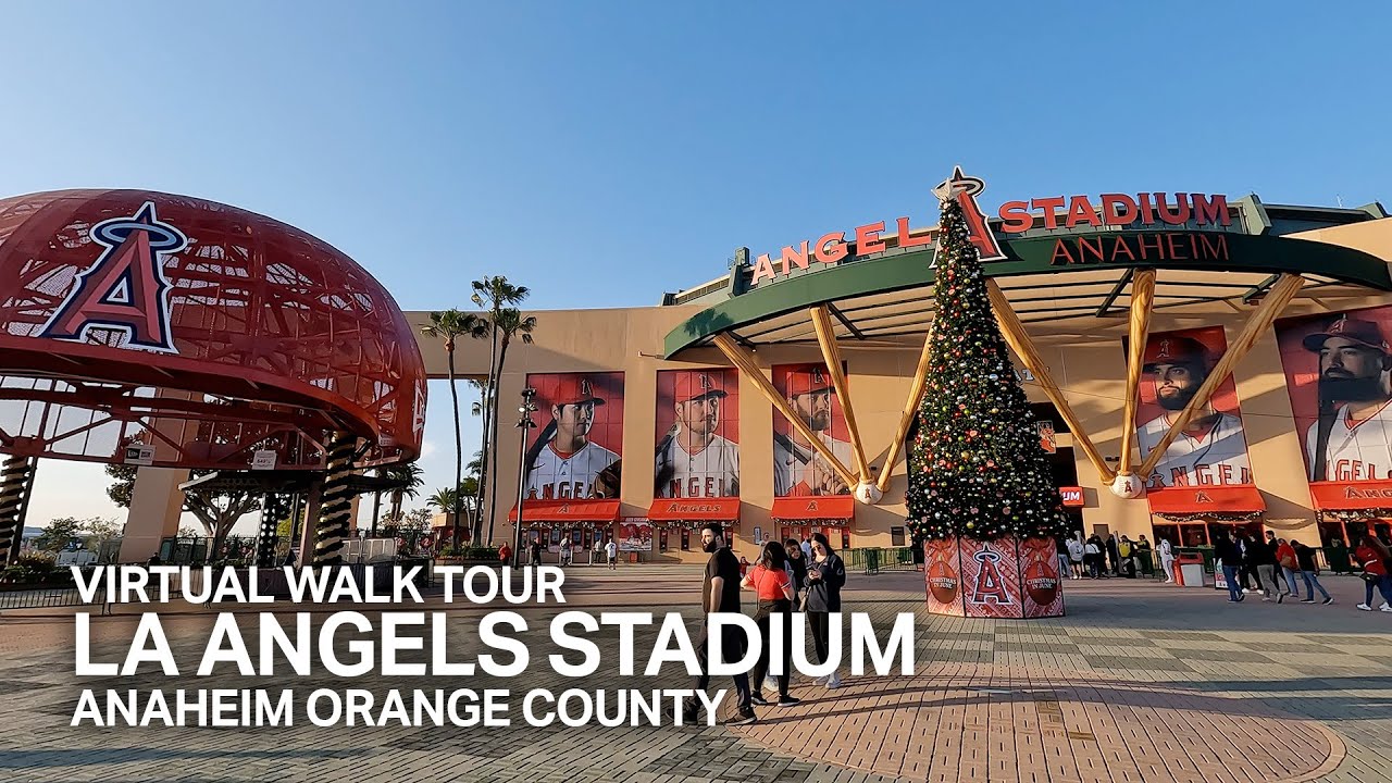 [4K]Angels Stadium of Anaheim, home of Ohatani and Trout, June 2023 [LA Street Walking Tour]