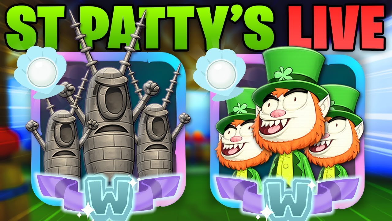 ST PATTY EVENT + ELITE PASS PRISMATIC LIVE! (Spongebob TD)