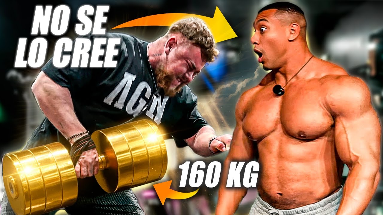 LARRY WHEELS NO CREÍA LA FUERZA DEL GIGANTE ELÍAS * REMO 160KG - Victor Valdivia