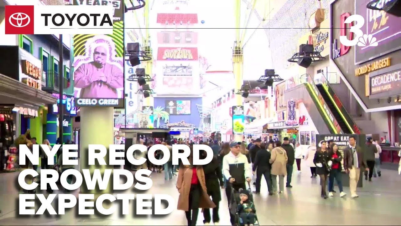 Las Vegas anticipates record visitors for New Year's Eve despite a tough tourism year
