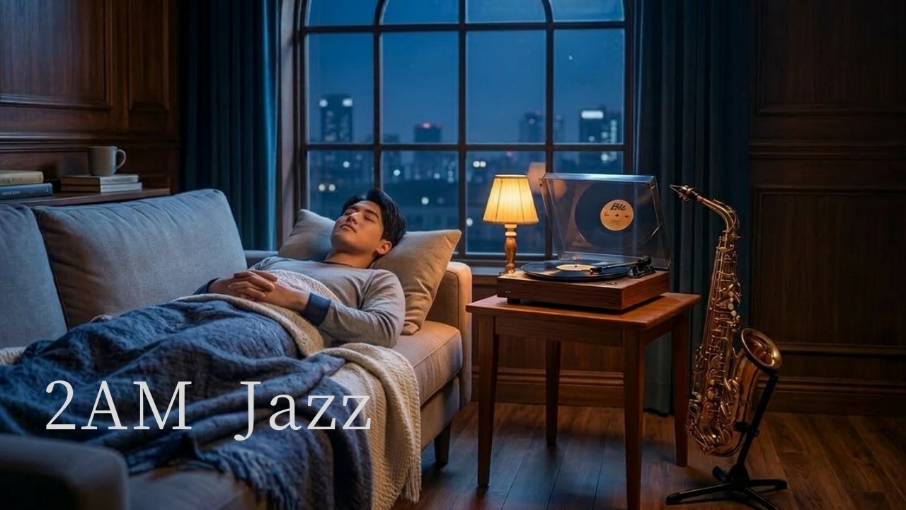 爵士睡眠🌙 2AM Jazz 深夜爵士電台｜一趟完整的睡眠之旅 Sleep Jazz Lounge | 1.5 Hour