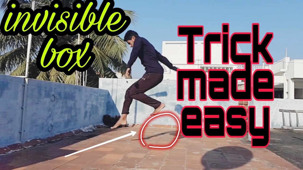 invisible box trick in 4 steps #invisiblestepchallenge #tutorial