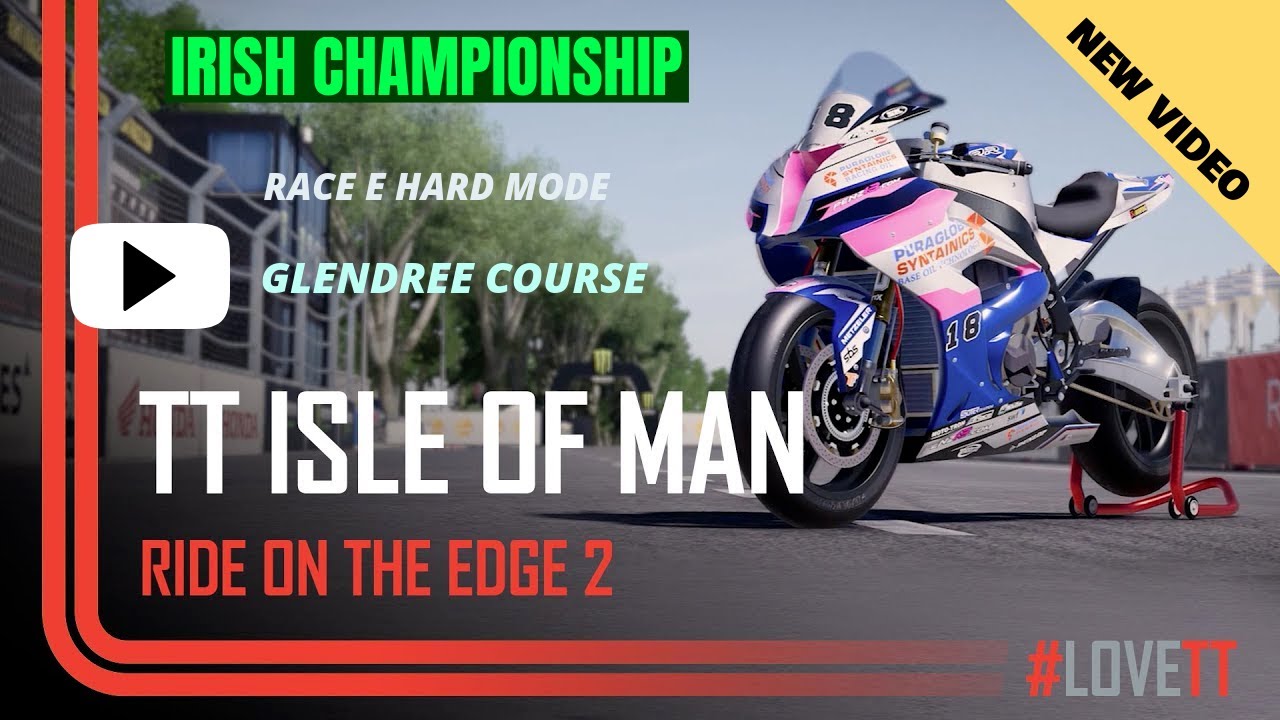 TT isle of man 2 gameplay Glendree Course hard mode | Drizzmeister RR
