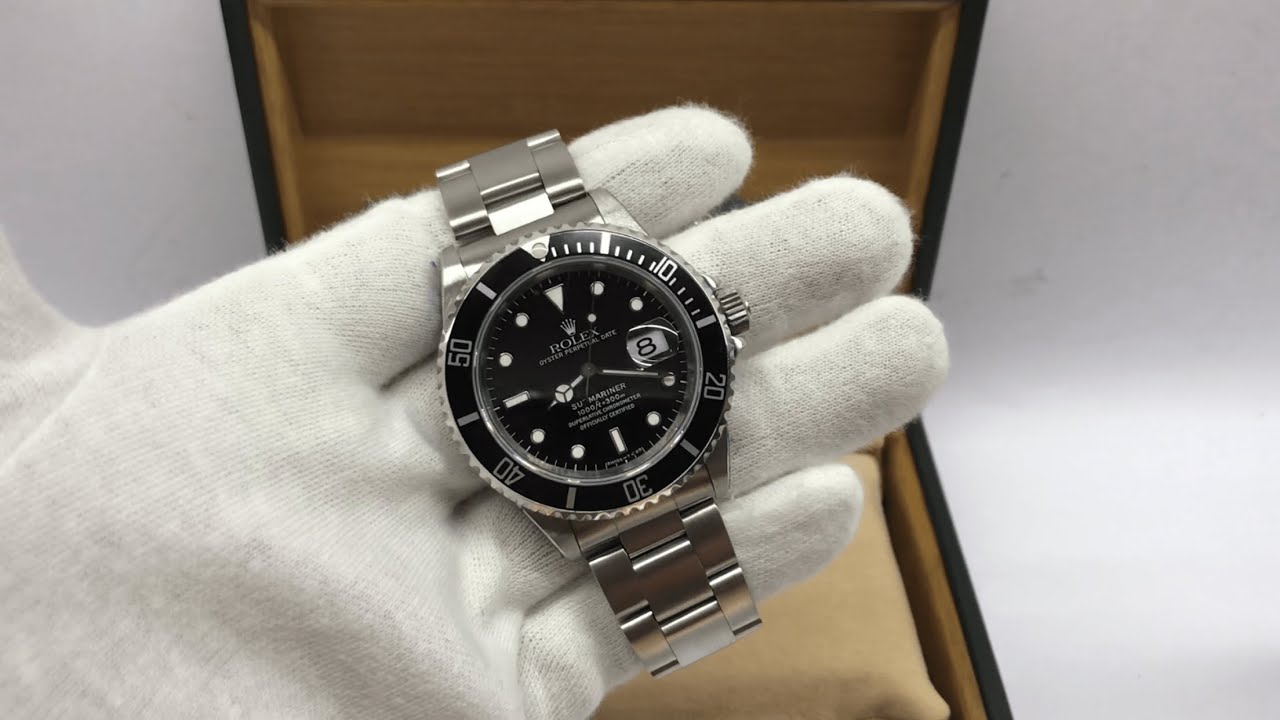 S/N 3540 Rolex Submariner Ref 16610 U series, cica: 1998