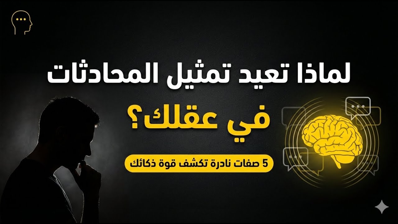 لماذا تعيد تمثيل المحادثات في عقلك؟ 5 صفات نادرة تكشف قوة ذكائك (سيكولوجيا)
