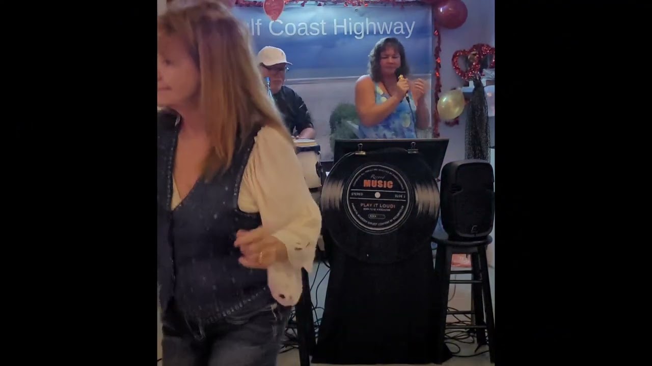 Dancing to the music 