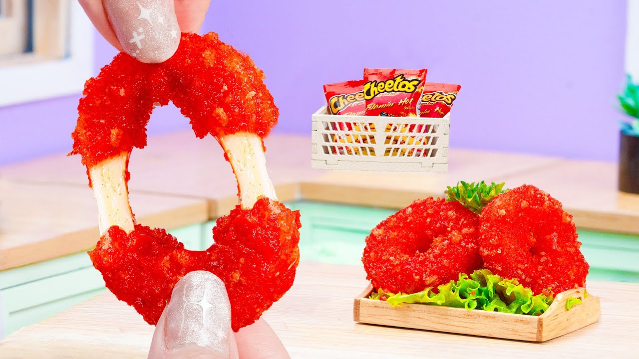 Как приготовить миниатюрные луковые кольца из чипсов CHEETOS