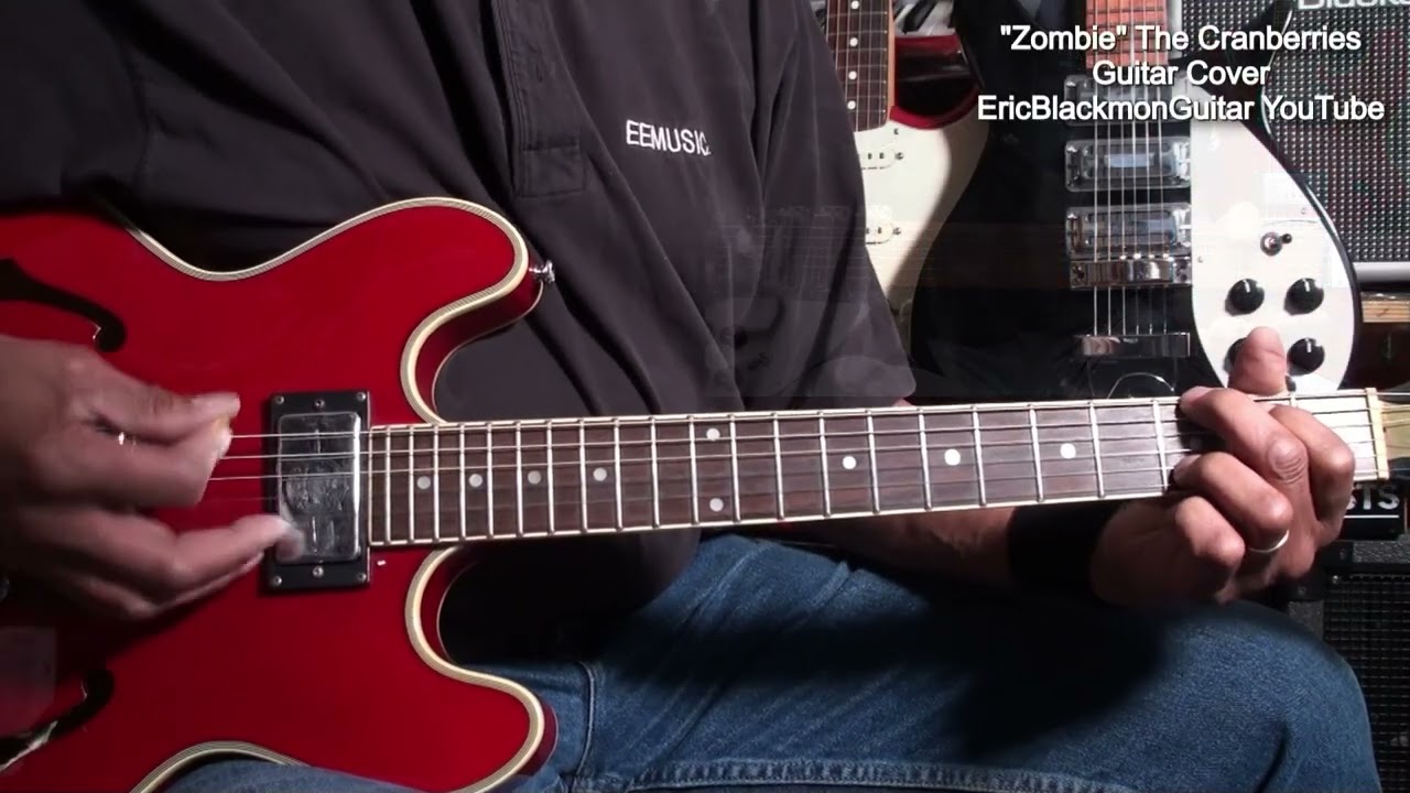 ZOMBIE The Cranberries Guitar Cover - LESSON COMING SOON! @EricBlackmonGuitar