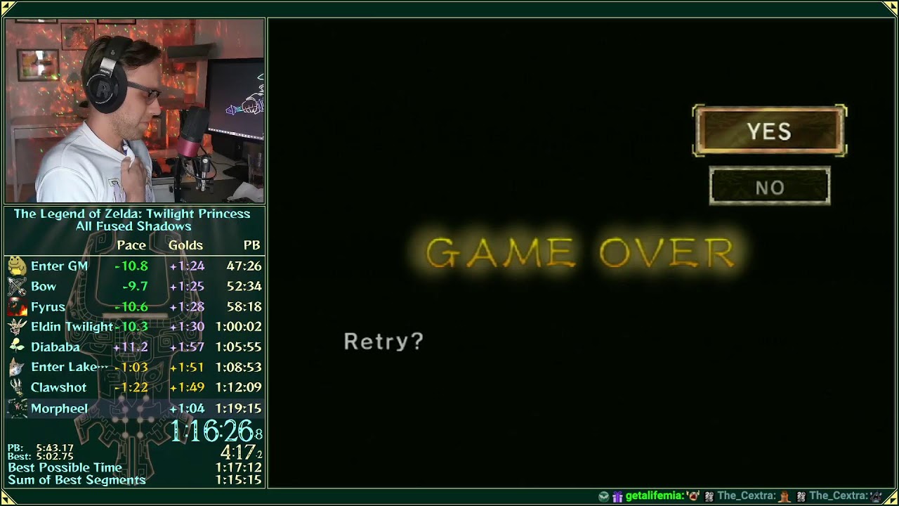Twilight Princess All Fused Shadows speedrun