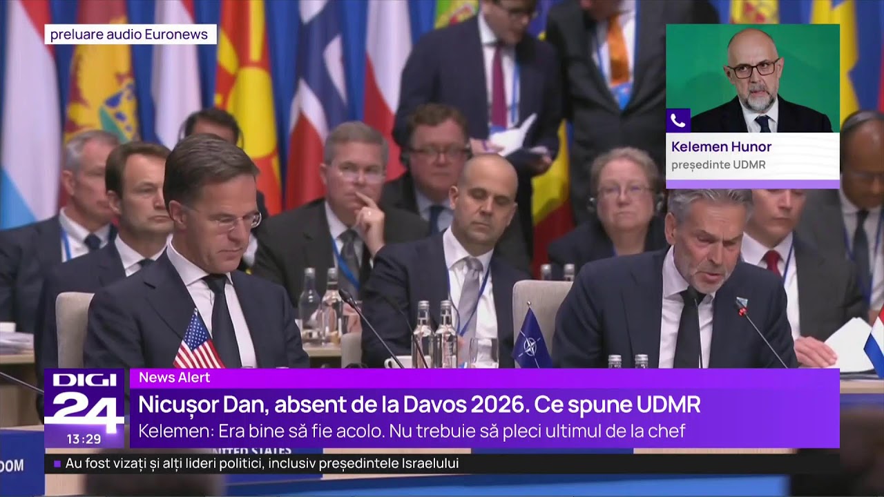 🟣Știrile Digi24 de la ora 13 – 20 ianuarie 2026