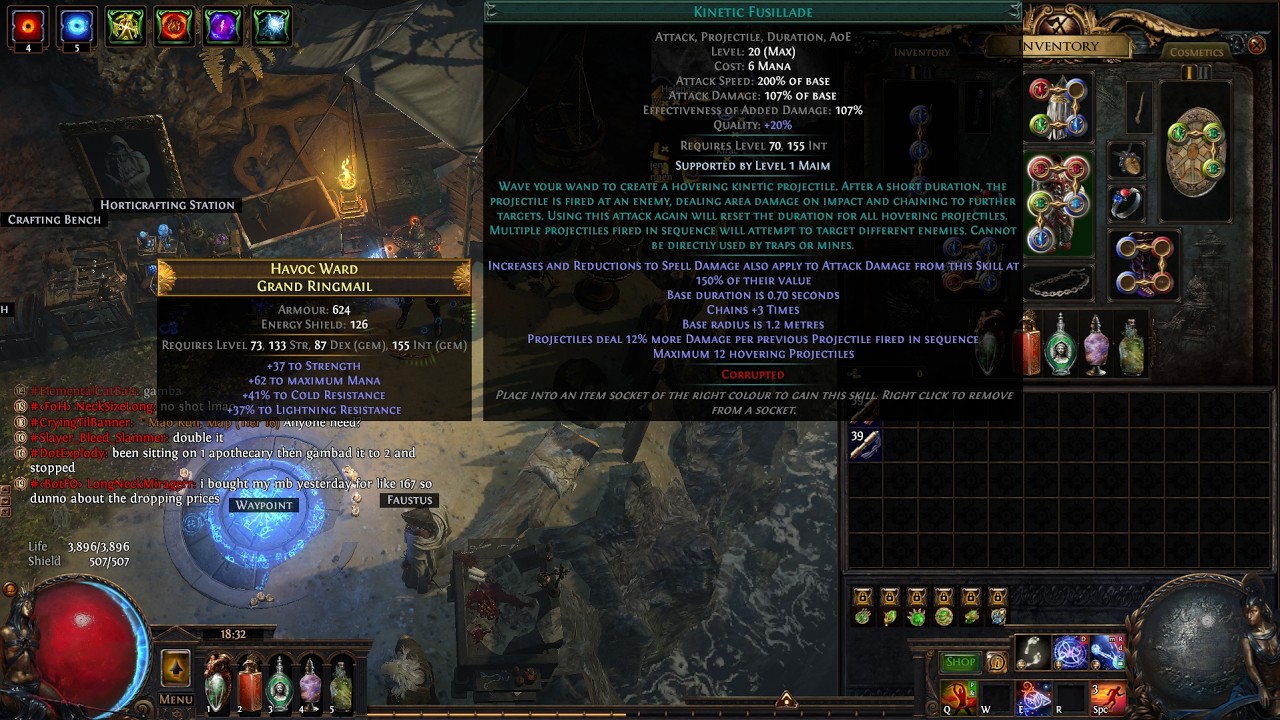 Path Of Exile Mirage - Kinetic Fusillade Totem Day 9 Build Update - SSF - Super Casual