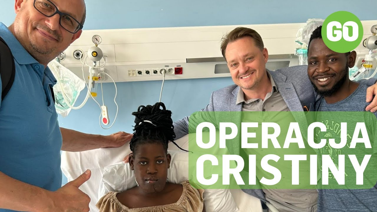 CRISTINA: 15latka z Angoli i jej operacja w Olsztynie. Szkliwiak zdeformował jej twarz