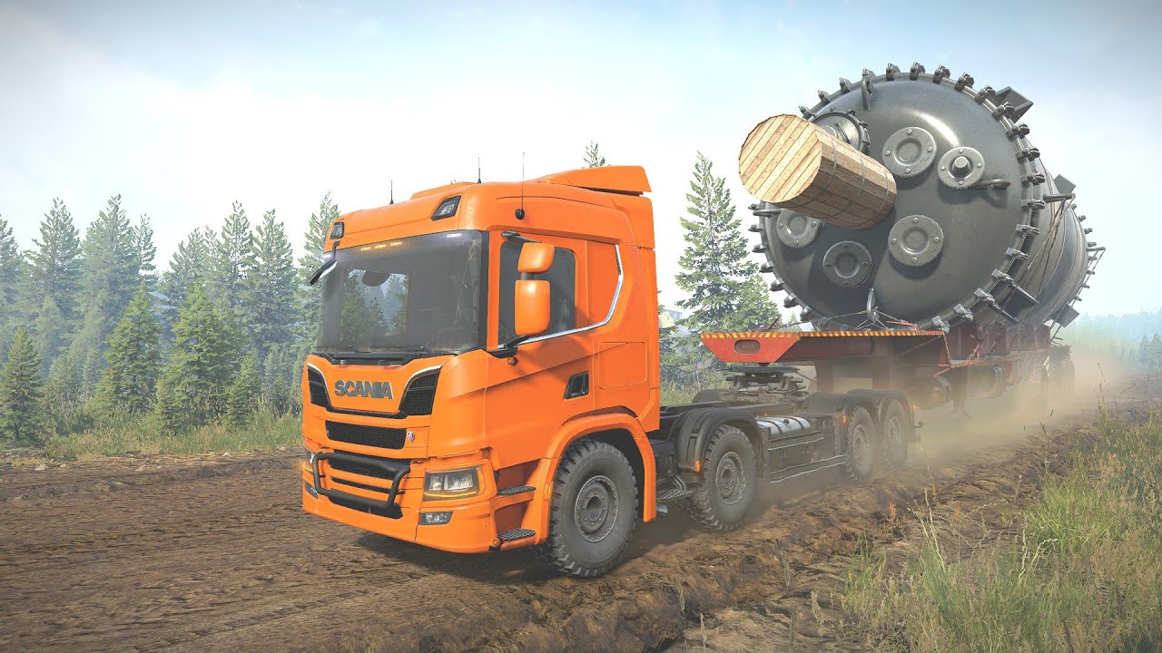 Scania's Heavy Load Capabilities in SnowRunner | EnhCrea #150
