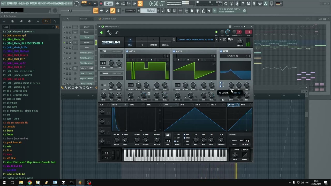FL STUDIO - Spire, Serum VST Overdrive Test