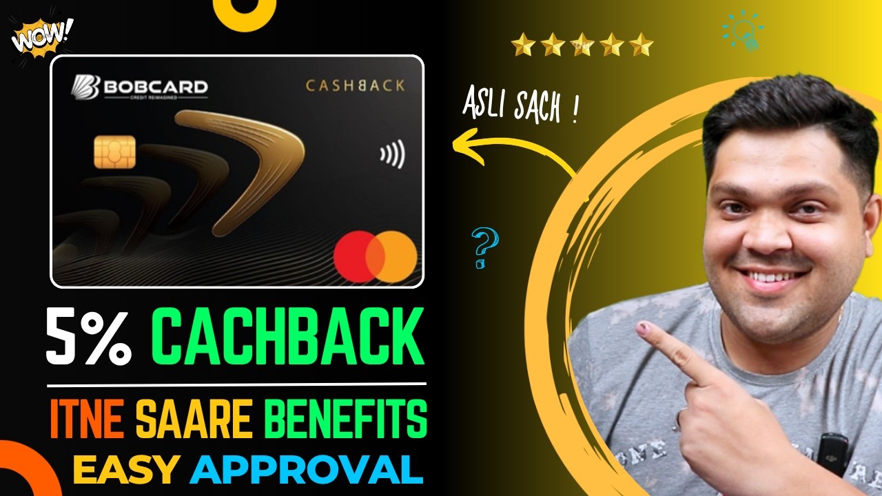 Bank Of Baroda Cashback Credit Card Full Details | Benefits, Charges, Eligibilty | 5% Cashback Card