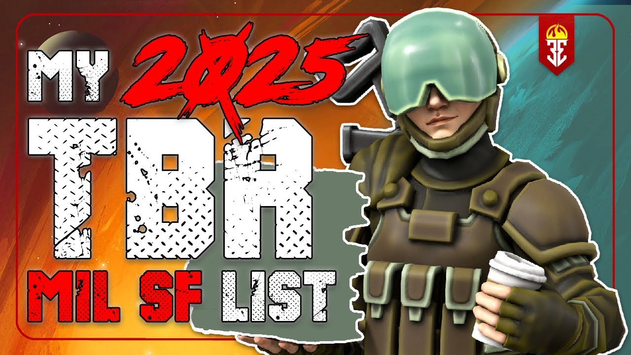 My 2025 Military Sci-Fi TBR List