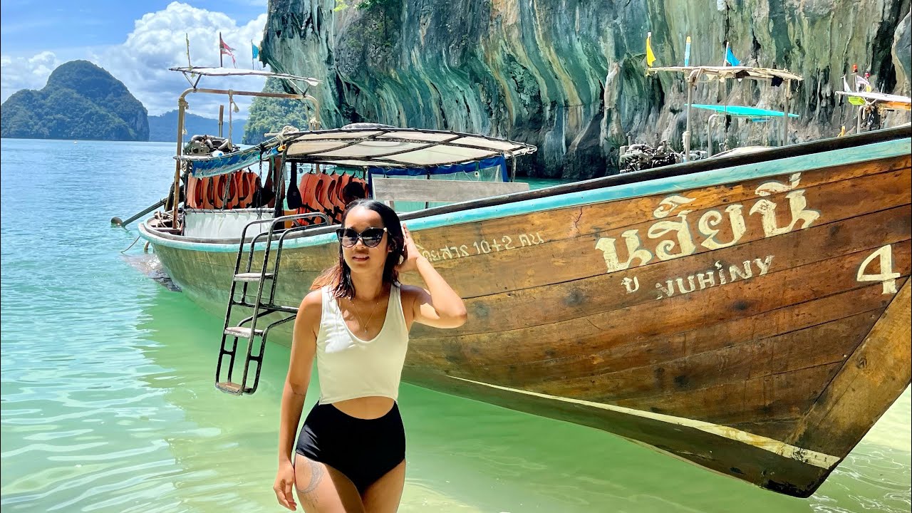 Laguna na Railay Beach - Wspinaczka, co poszło nie tak? HONG Island widok rodem z Jurassic World :O