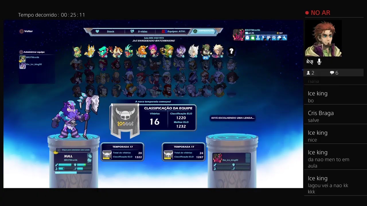 Terceira live do canal