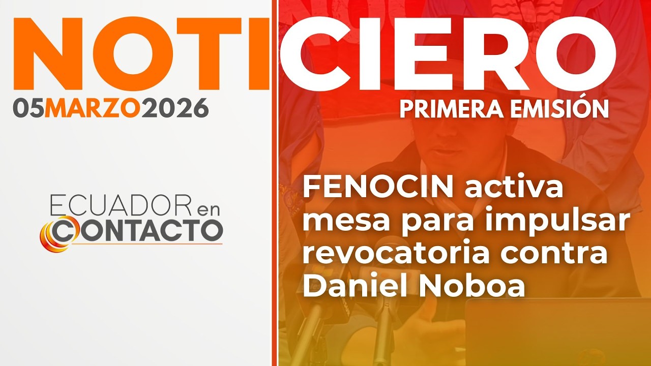 🔴 Noticias Ecuador | 05 de marzo de 2026 | Ecuador en Contacto primera emisión