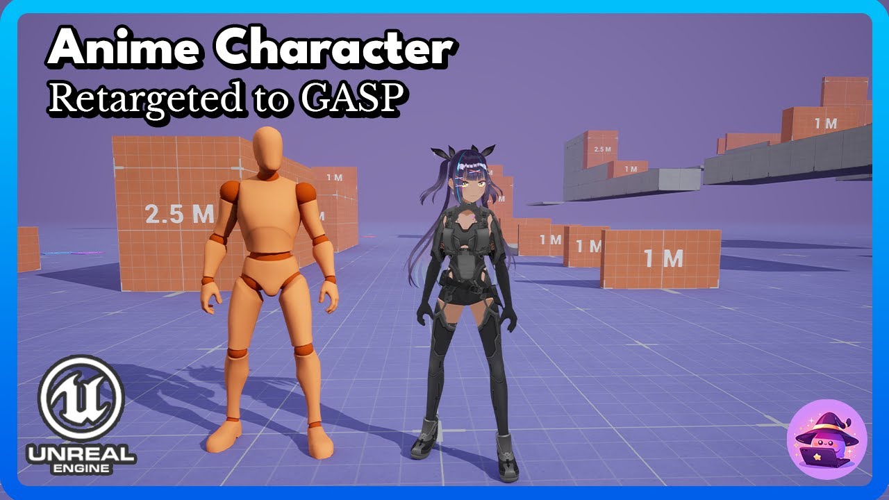 Anime Character to Game Animation Sample in Unreal Engine 5