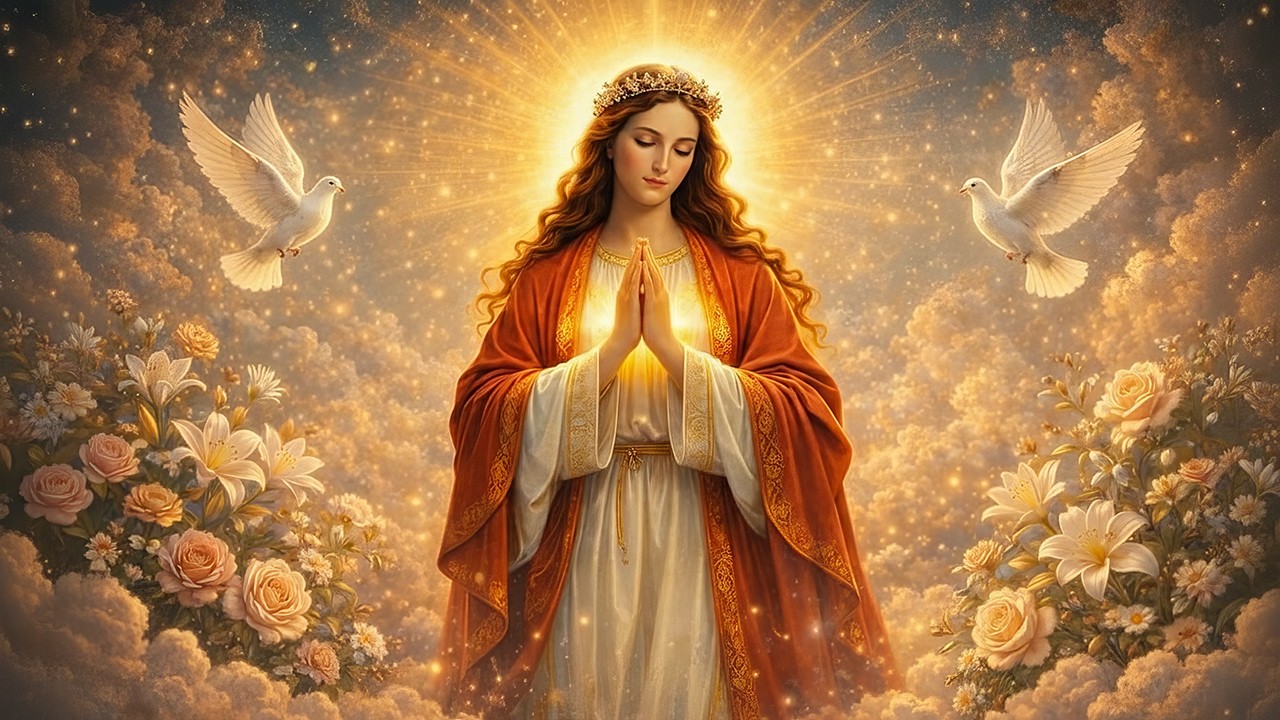 Let Mary Virgin Hold Your Heart in Prayer - Filling Your Life with Peace