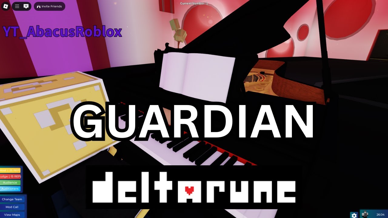GUARDIAN // Deltarune Roblox Got Talent PIANO [SHEETS]
