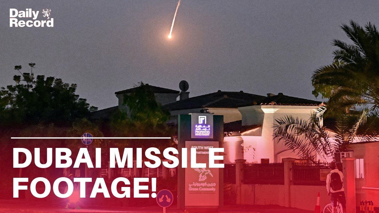 Explosions rock Dubai with Iranian missile intercepted near Burj Khalifa
