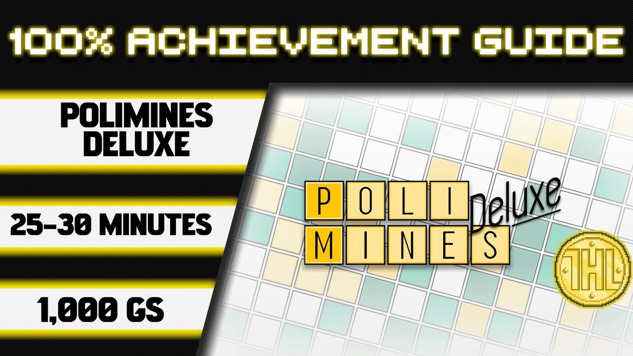 Polimines Deluxe 100% Achievement Walkthrough * 1000GS in 25-30 Minutes *