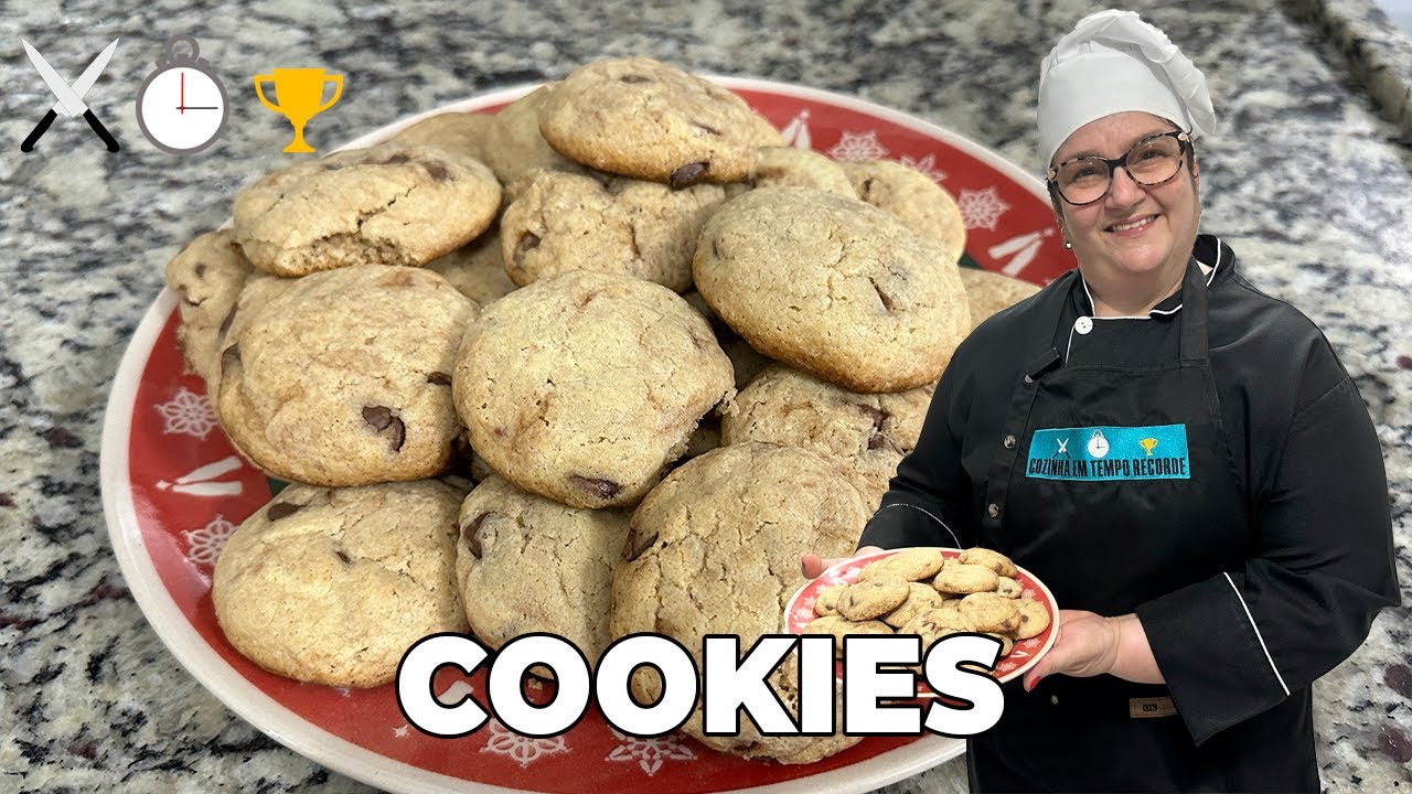 Como Fazer Cookies - Cozinha em Tempo Recorde