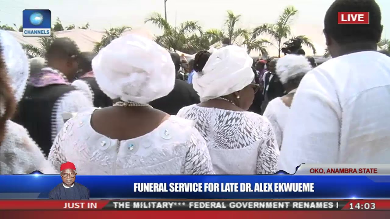 Funeral Service For Late Dr. Alex Ekwueme Pt.19 |Live Event|