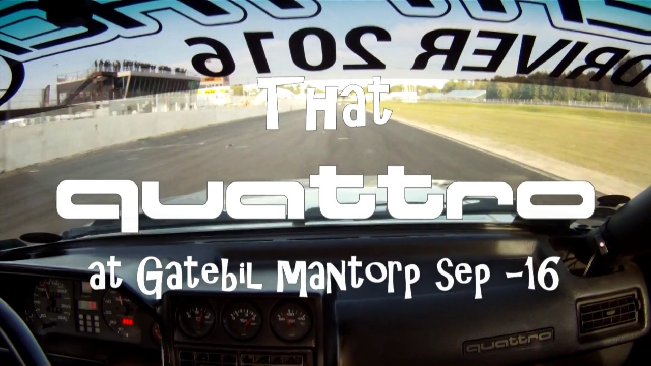 That evil quattro chasing that quattro, gatebil mantorp sep -16