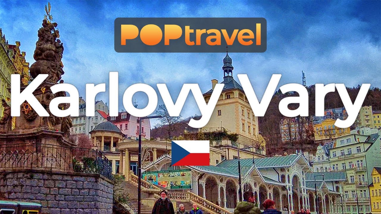 Walking in KARLOVY VARY / Czech Republic 🇨🇿- Winter Tour (2022) - 4K 60fps (UHD)