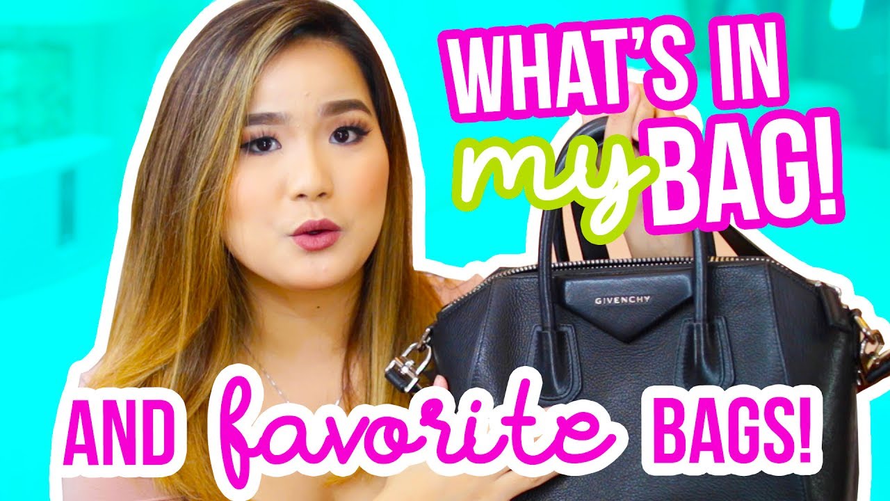 WHAT'S INSIDE MY BAG PH + FAVORITE BAGS + GIVEAWAY!
