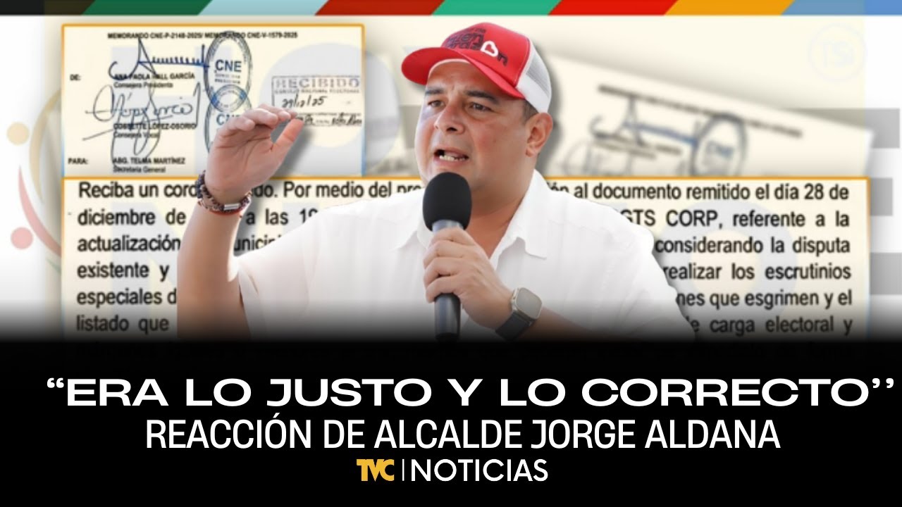 Alcalde Jorge Aldana reacciona tras aprobaci&oacute;n de escrutinio especial en alcald&iacute;as