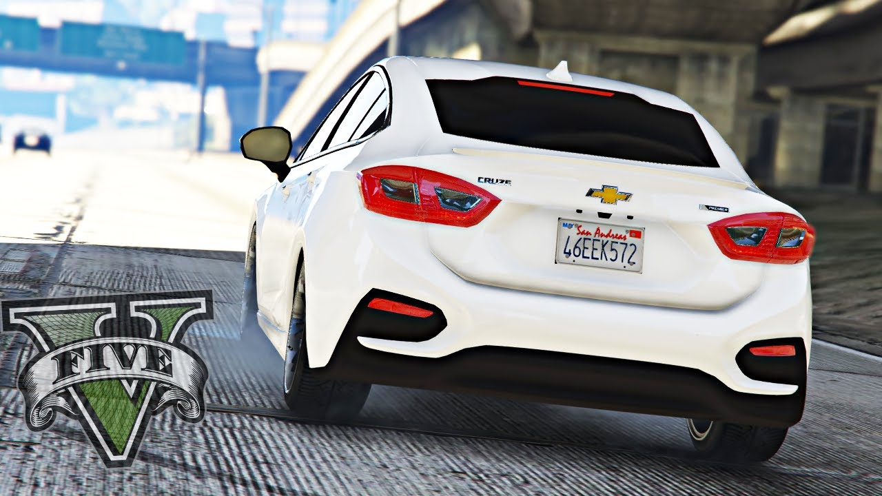 FUGA DA POLICIA COM CHEVROLET CRUZE RS 2018- GRAND THEFT AUTO V - GTA V MODS