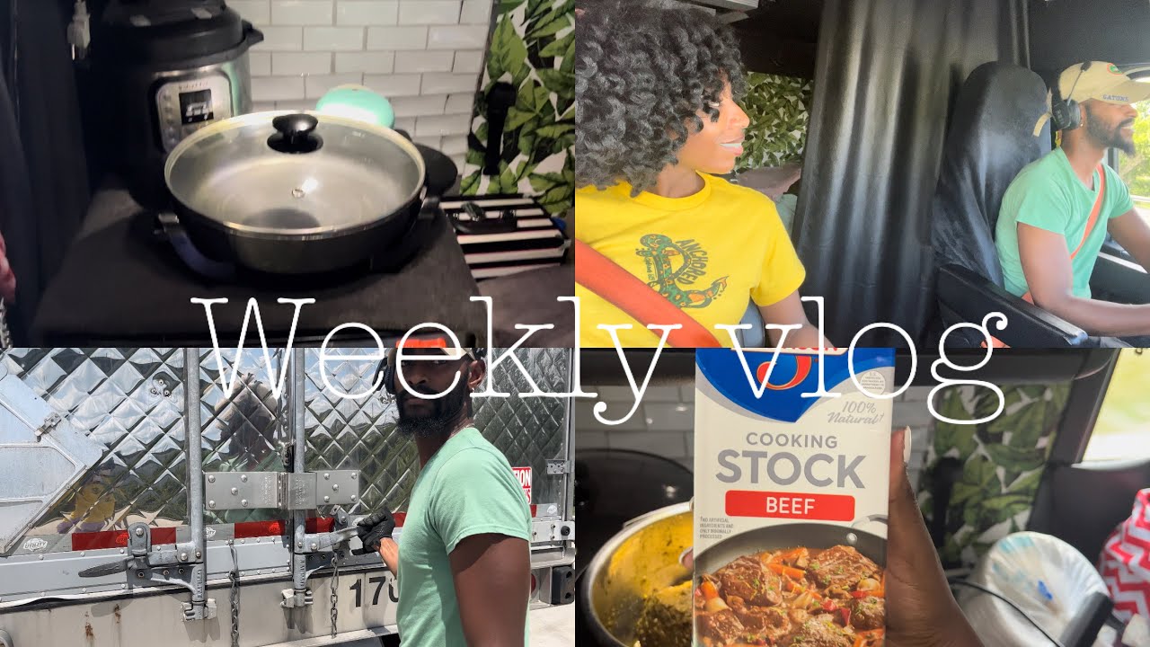 COOKING IN OUR TRUCK | CLEANING UP OUR RIG 🧹 🧽