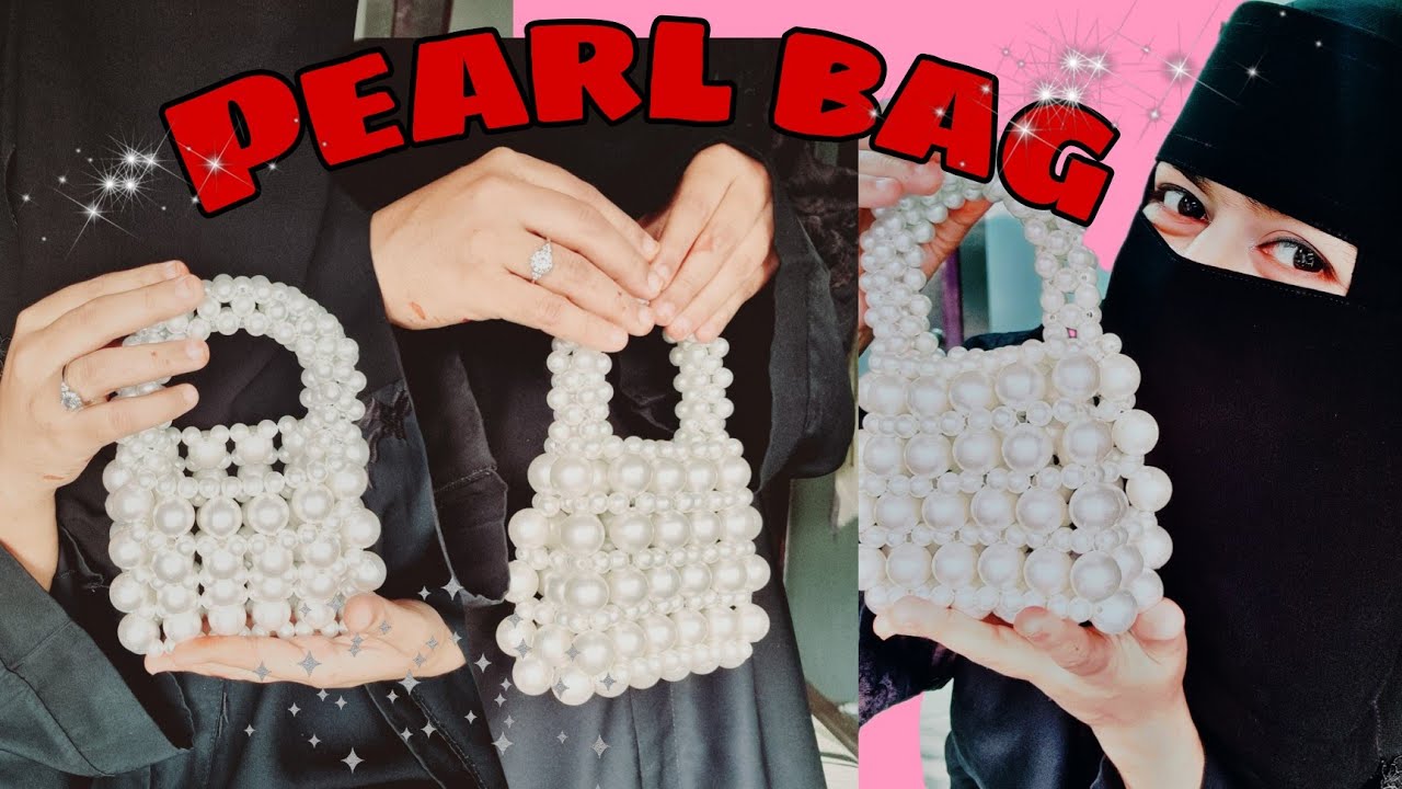 how to make Pearl bag #pearlbag #pearllove #pearls