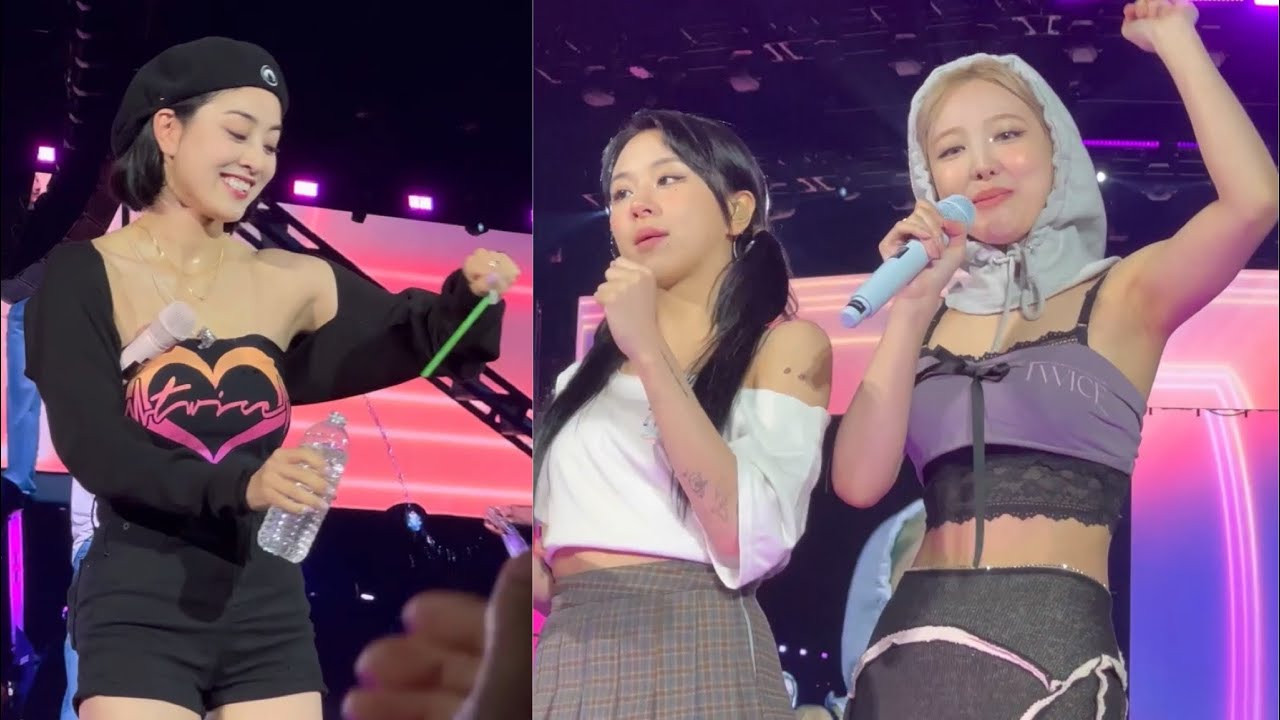 220515 TT Water Fight Twice 4th World Tour III Encore LA Los Angeles Fancam Concert Live Day 2