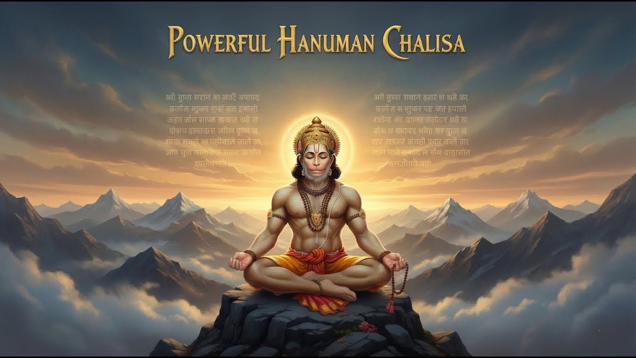 Hanuman Chalisa | Powerful Devotional Bhajan for Strength, Peace & Protection