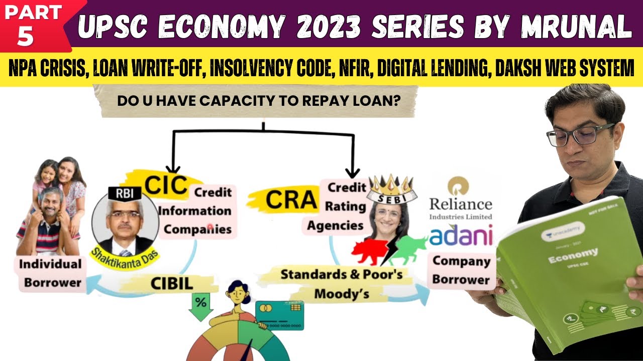Economy Win23 Ep05: NPA Crisis,Loan Write-off,IBC Code,AT1 Bond,NFIR, Digital Lending@TheMrunalPatel