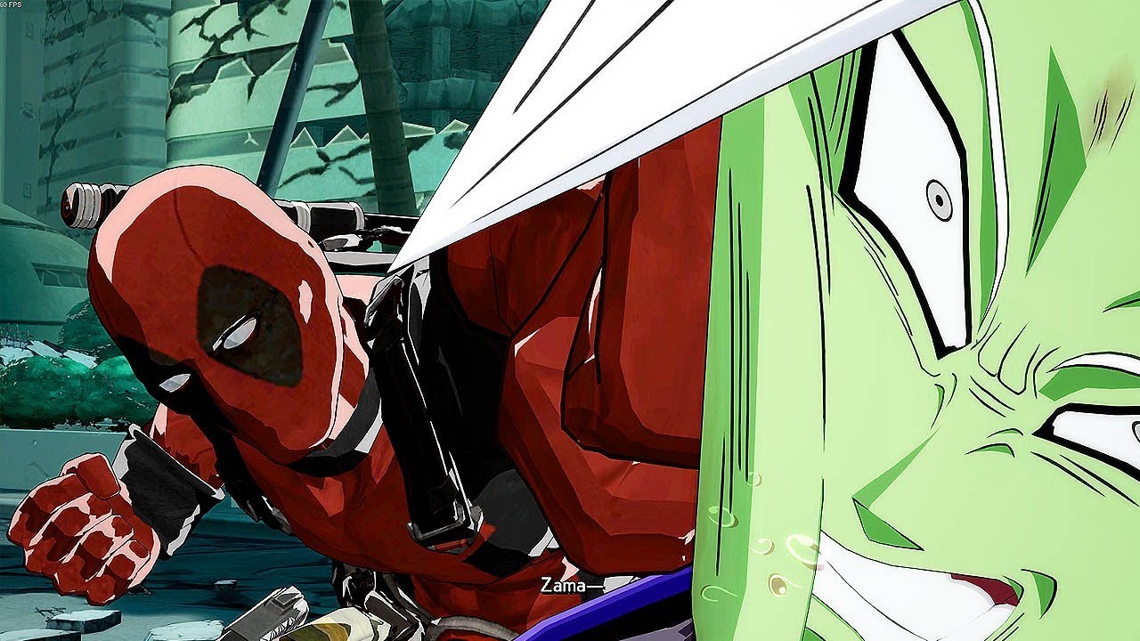 Dragon Ball FighterZ - Deadpool kills Zamasu Dramatic Finish PC Mod @ 1440p (60ᶠᵖˢ) QHD ✔