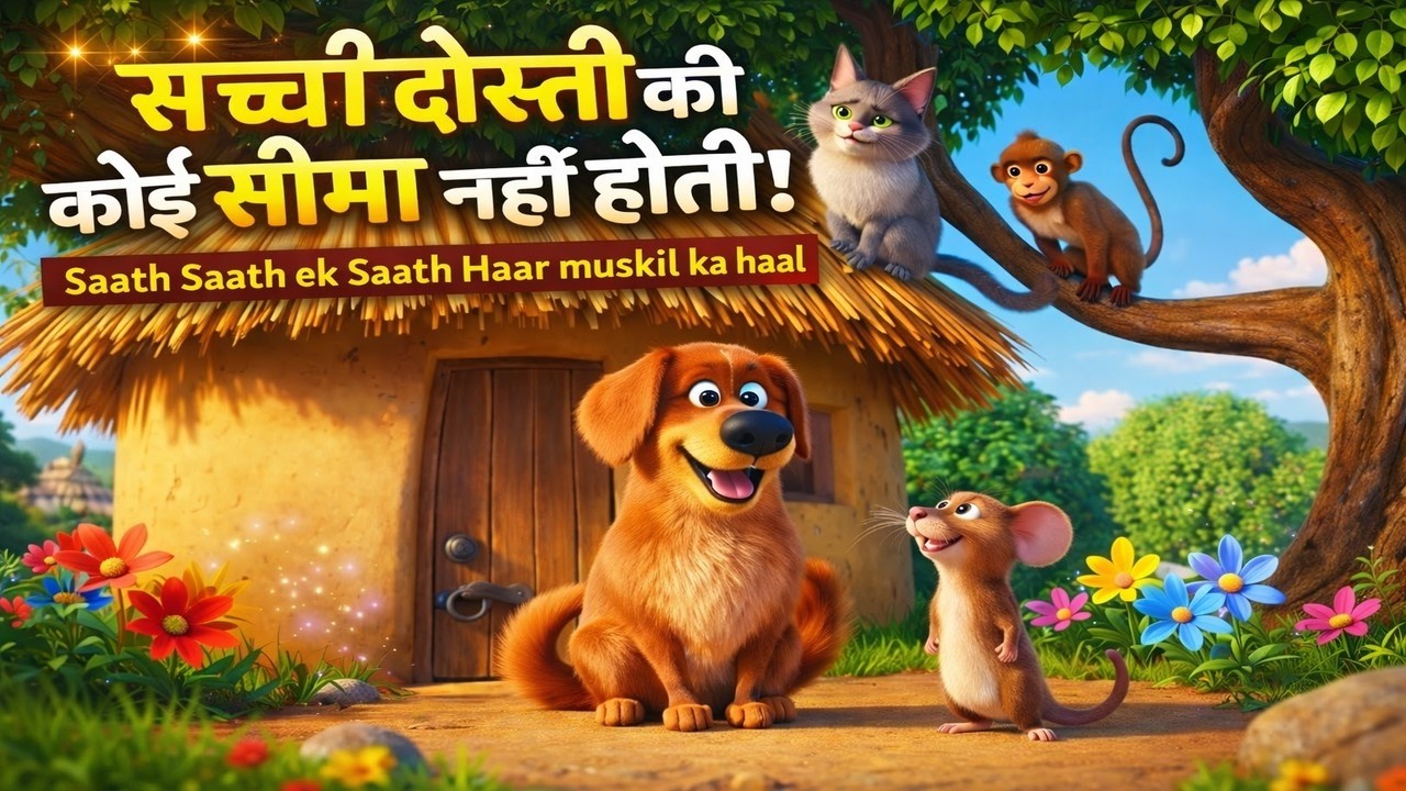 सच्ची दोस्ती की कोई सीमा नहीं होती! | 4 Diff Animals | Saath Sath ek Saath Haar muskil ka haal | VD4