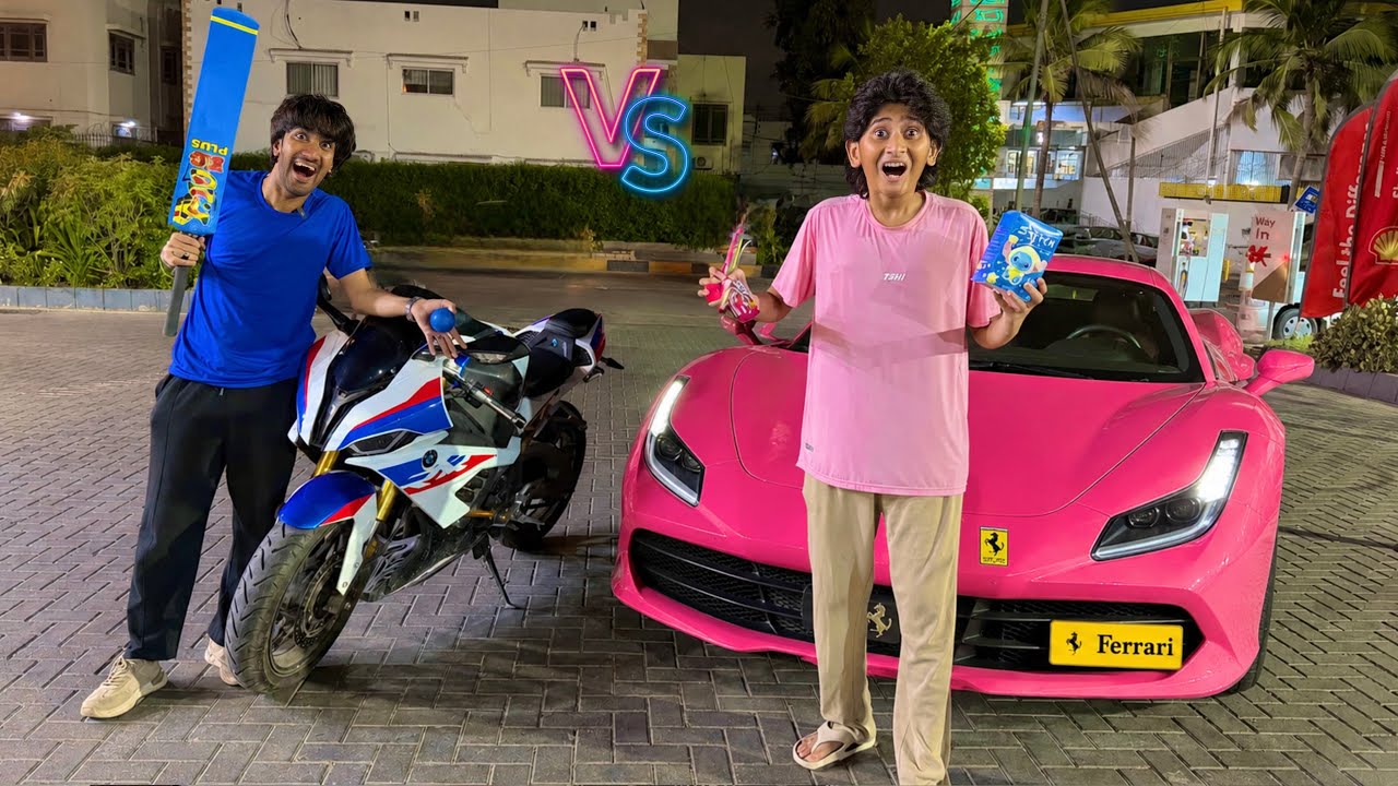 EATING ONLY ONE COLOR FOOD! PINK VS BLUE COLOR CHALLENGE