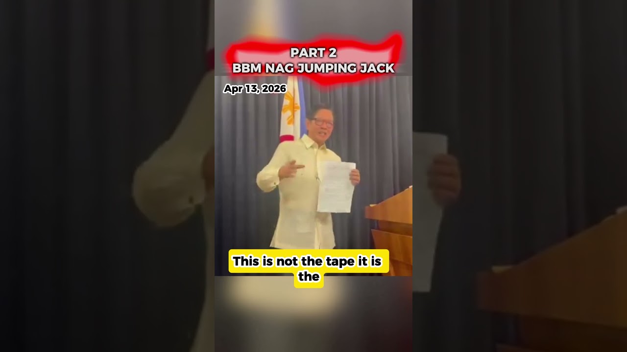 Part 2 - BBM Nag Jumping Jack sa Stage Para Ipakita na Wala Syang Sakit - April 13, 2026