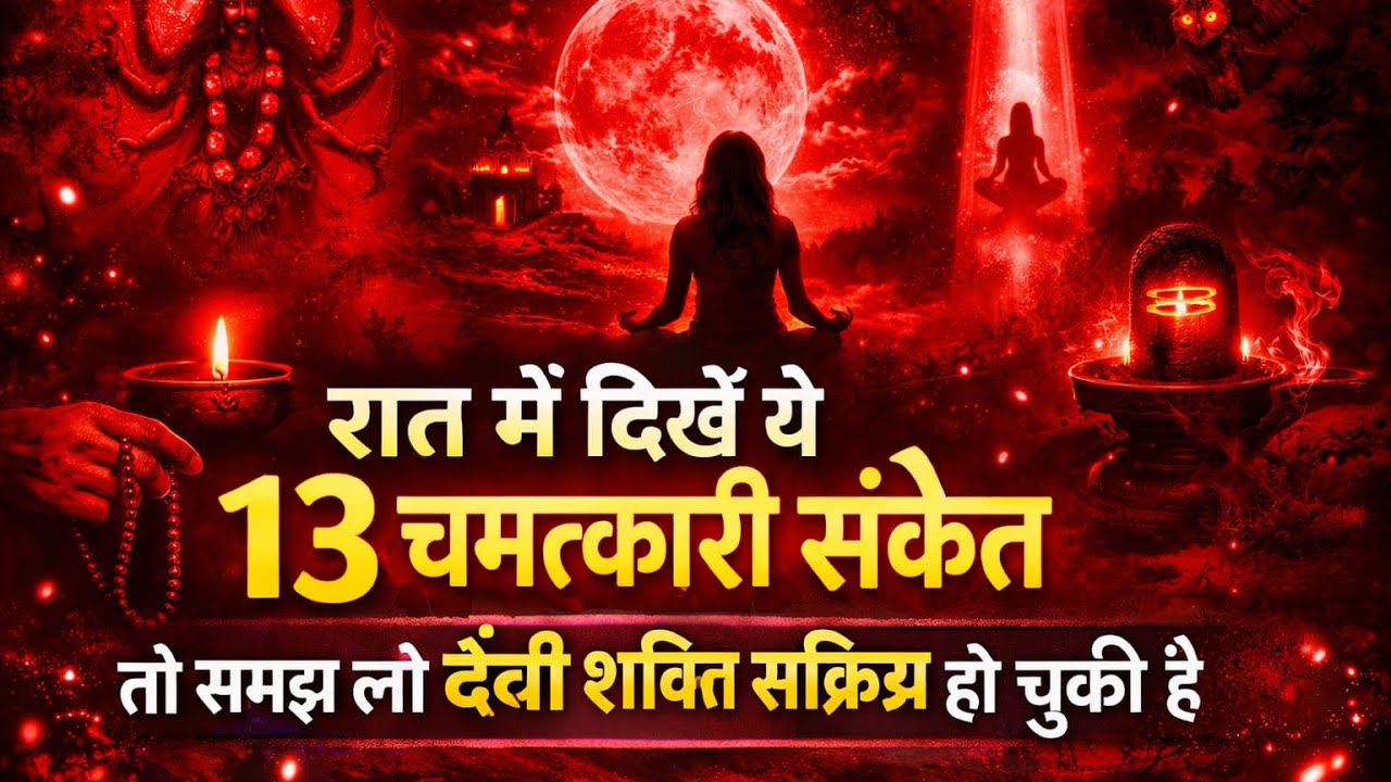 अगर रात में दिखने लगें ये 13 चमत्कारी संकेत तो जान लें दैवी शक्ति जाग चुकी है