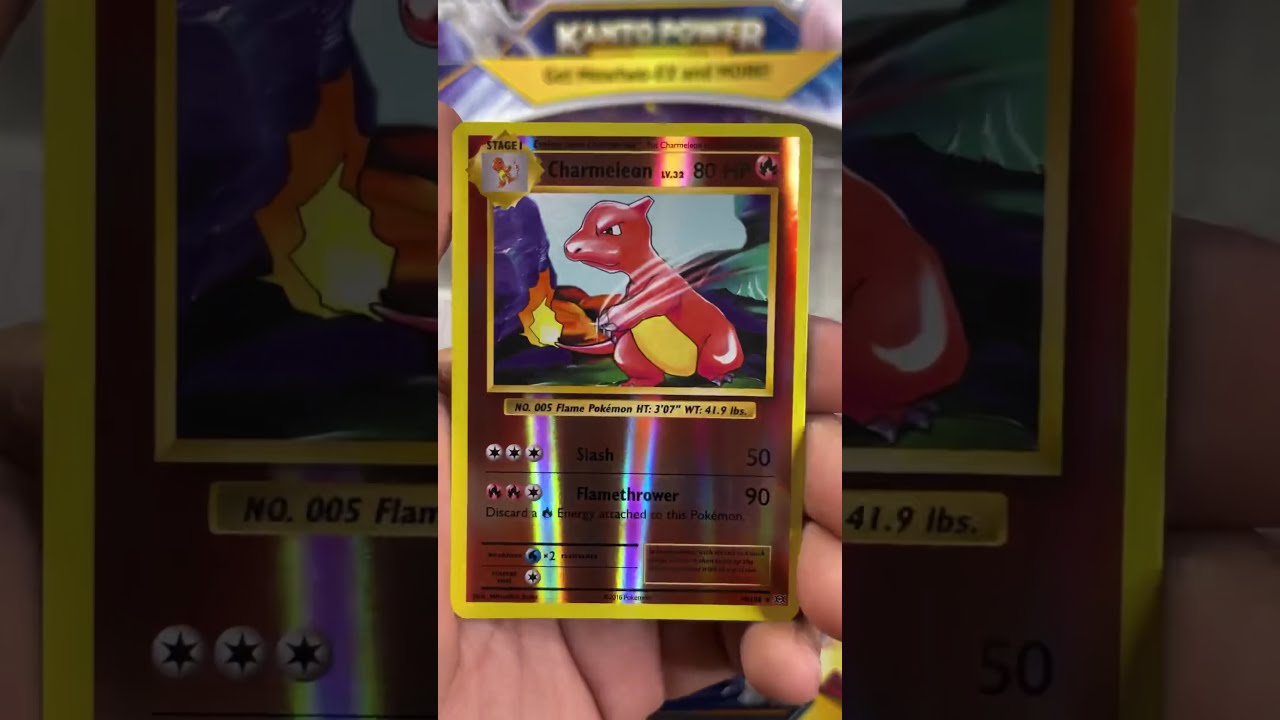 Pok&eacute;mon Kanto Power Collection XY Evolutions Pack 6 #shorts