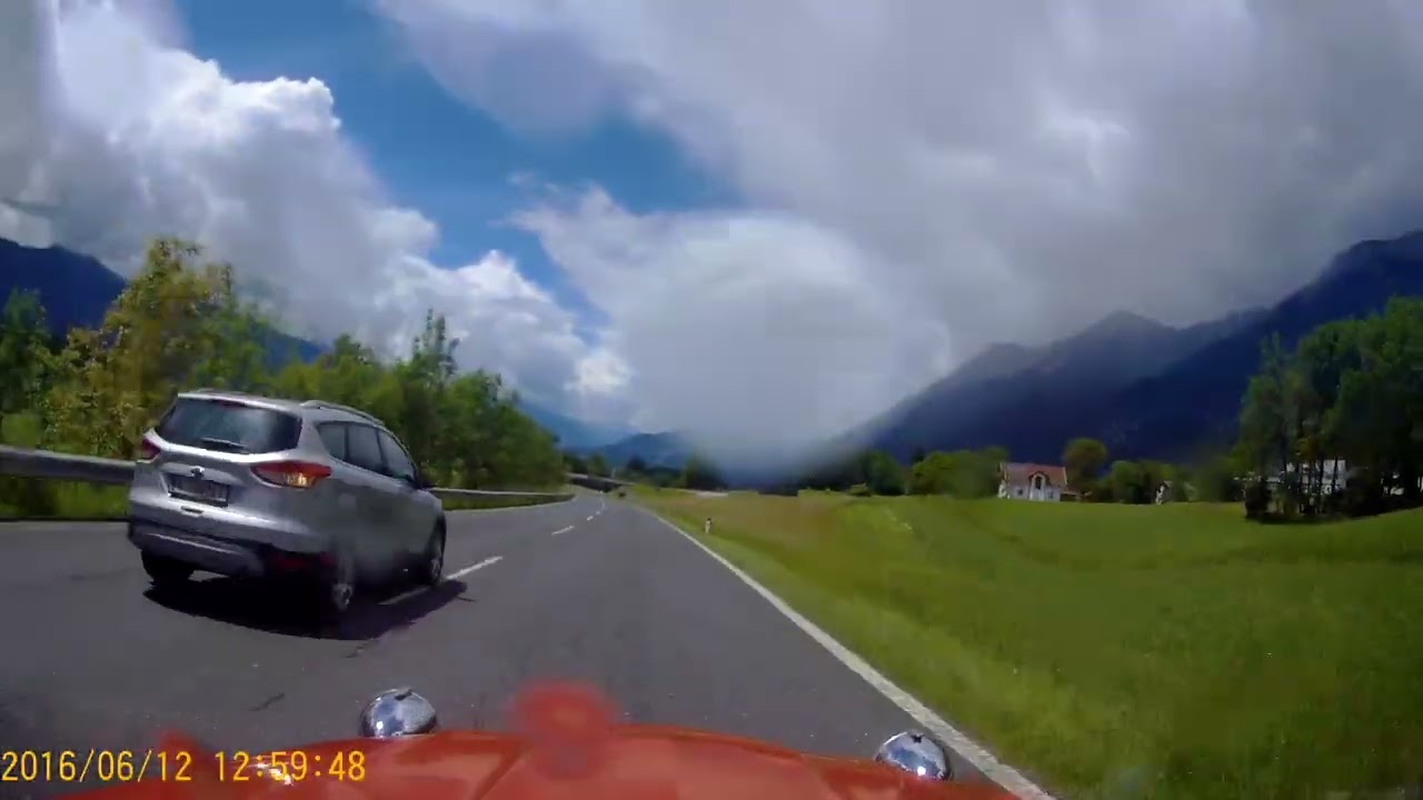 Citroen 2cv Austrian drive with music soundtrack