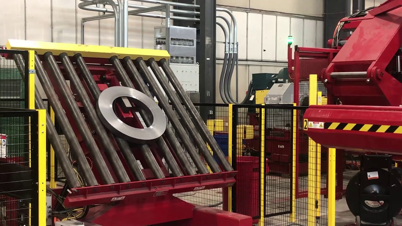Fully Automatic Packaging Line for Slit Coils Built by Red Bud Industries