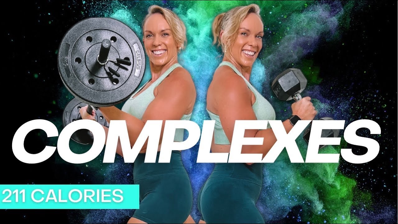 FULL BODY BARBELL COMPLEX FOLLOW ALONG | with Dumbbell Alternative